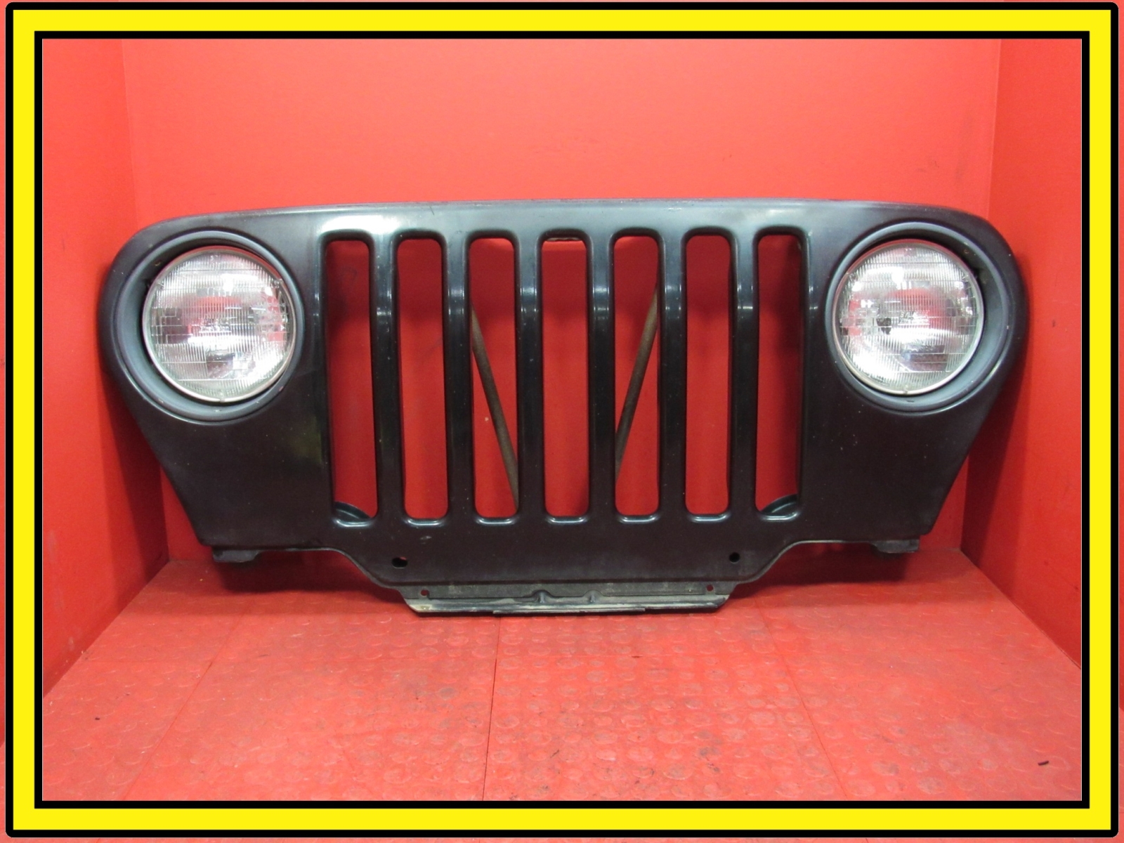 97-06 Jeep Wrangler TJ Front Radiator Grille Headlight Support Assembly DX8  1603 – Importapart