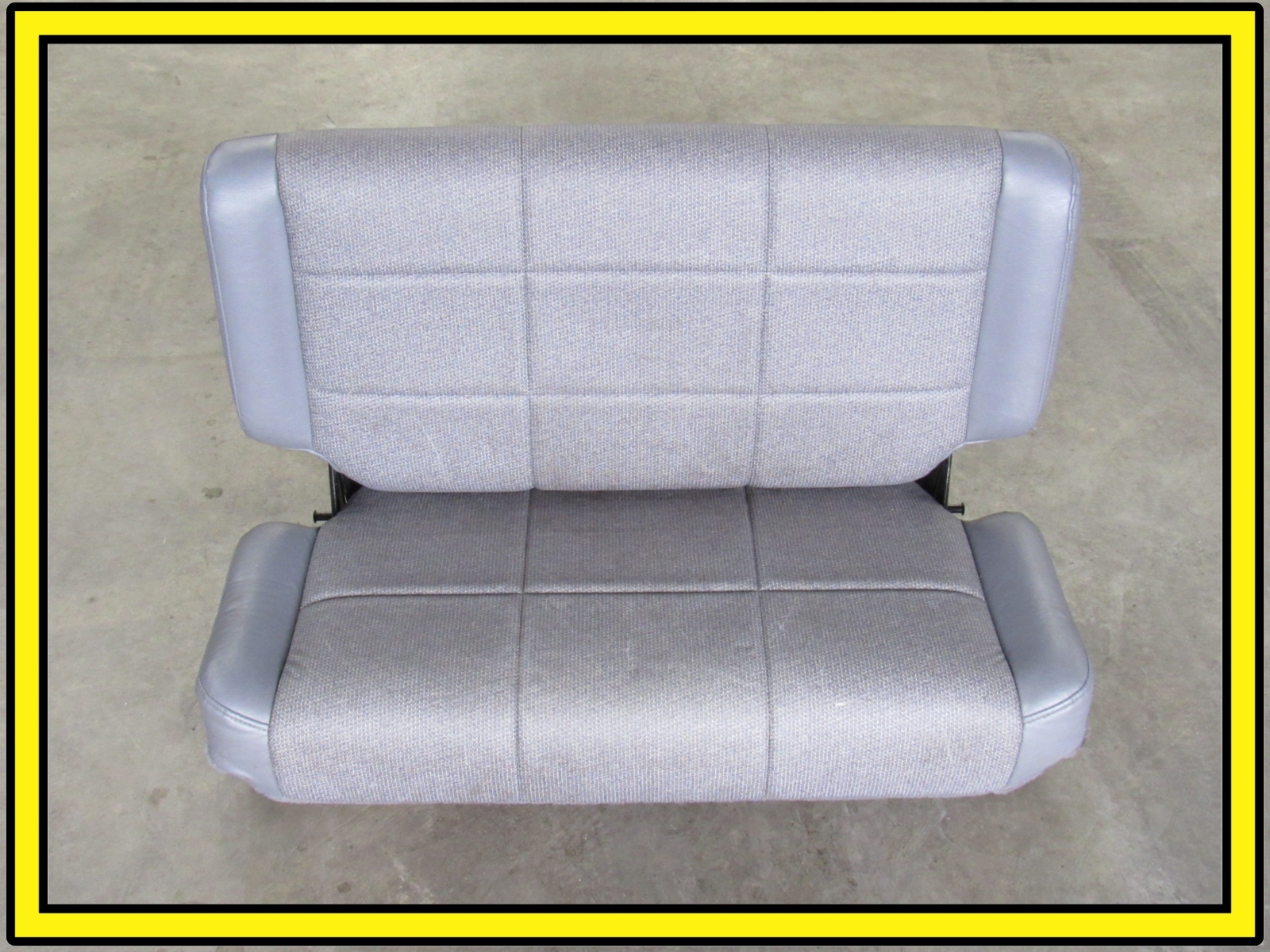 97-02 Jeep Wrangler TJ Flip Fold Rear Tumble Seat Vinyl Gray Grey 0096 –  Importapart