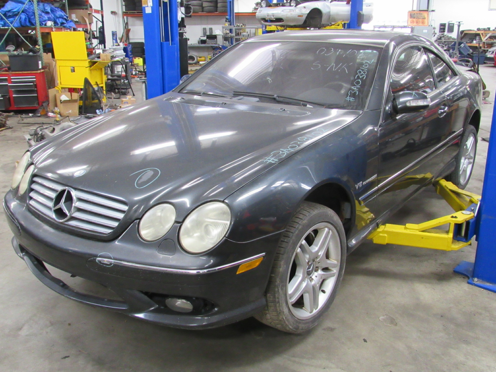 03 Mercedes CL55 AMG M113K Kompressor W215 Coupe In For Parts 10-24-23