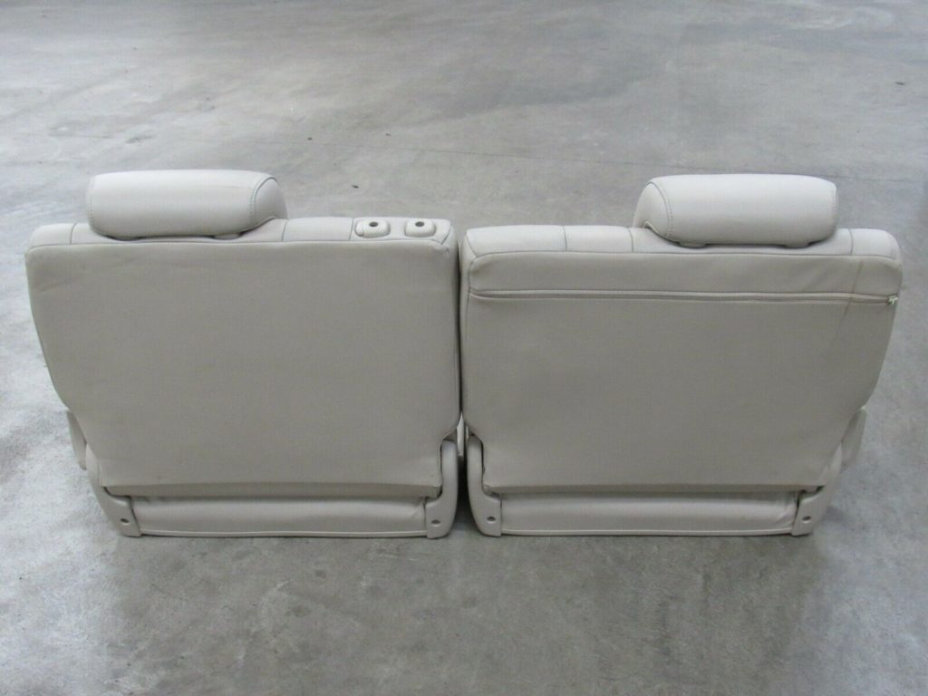 03-09 Lexus GX470 GX 470 Third Row Rear Seats Tan Ivory Leather 9809 – Importapart 2003 Lexus Es300 Back Seat Fold Down